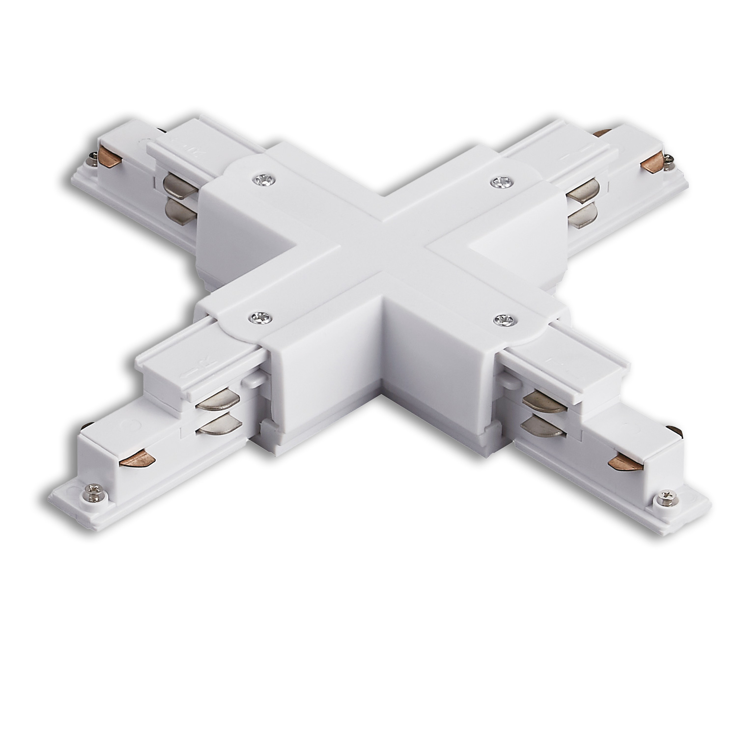 ISOLED 3-Phasen DALI X-Verbinder für Aufbauschiene weiß
