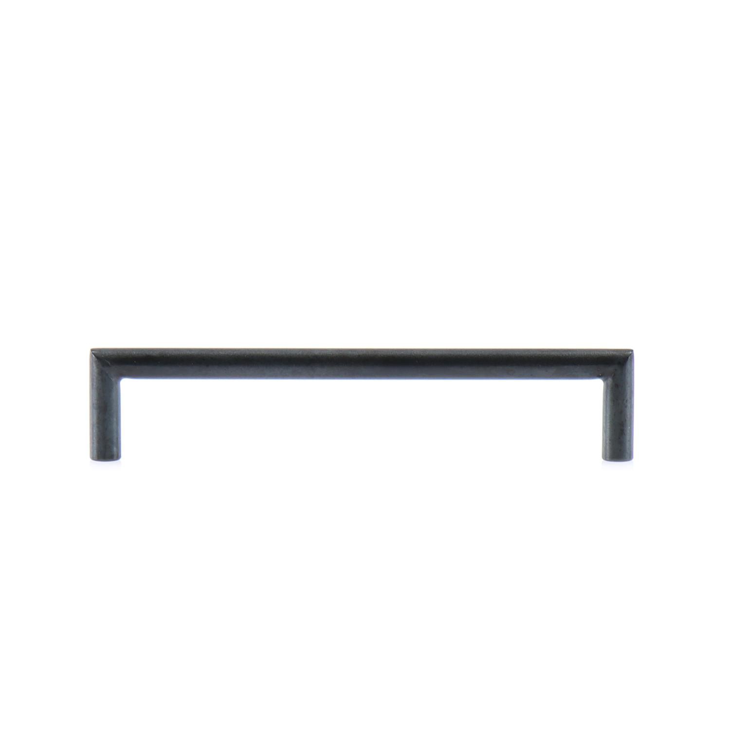 Halcö Möbelgriff Davos Lochabstand 160mm Breite 170mm Schwarzstahl geölt