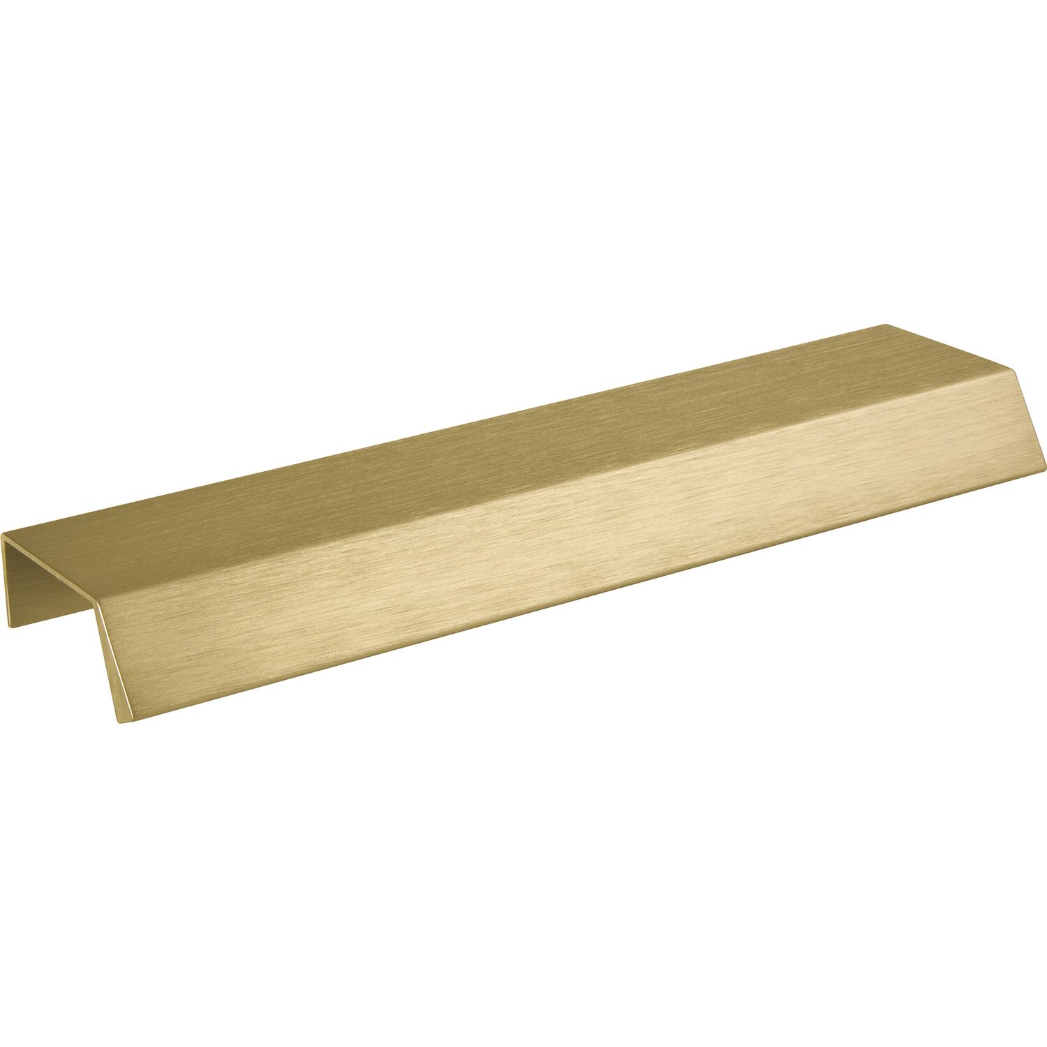 furnipart Griffleiste Bench Lochabstand 2x80,Länge 200mm,Aluminium Messing matt gebürstet