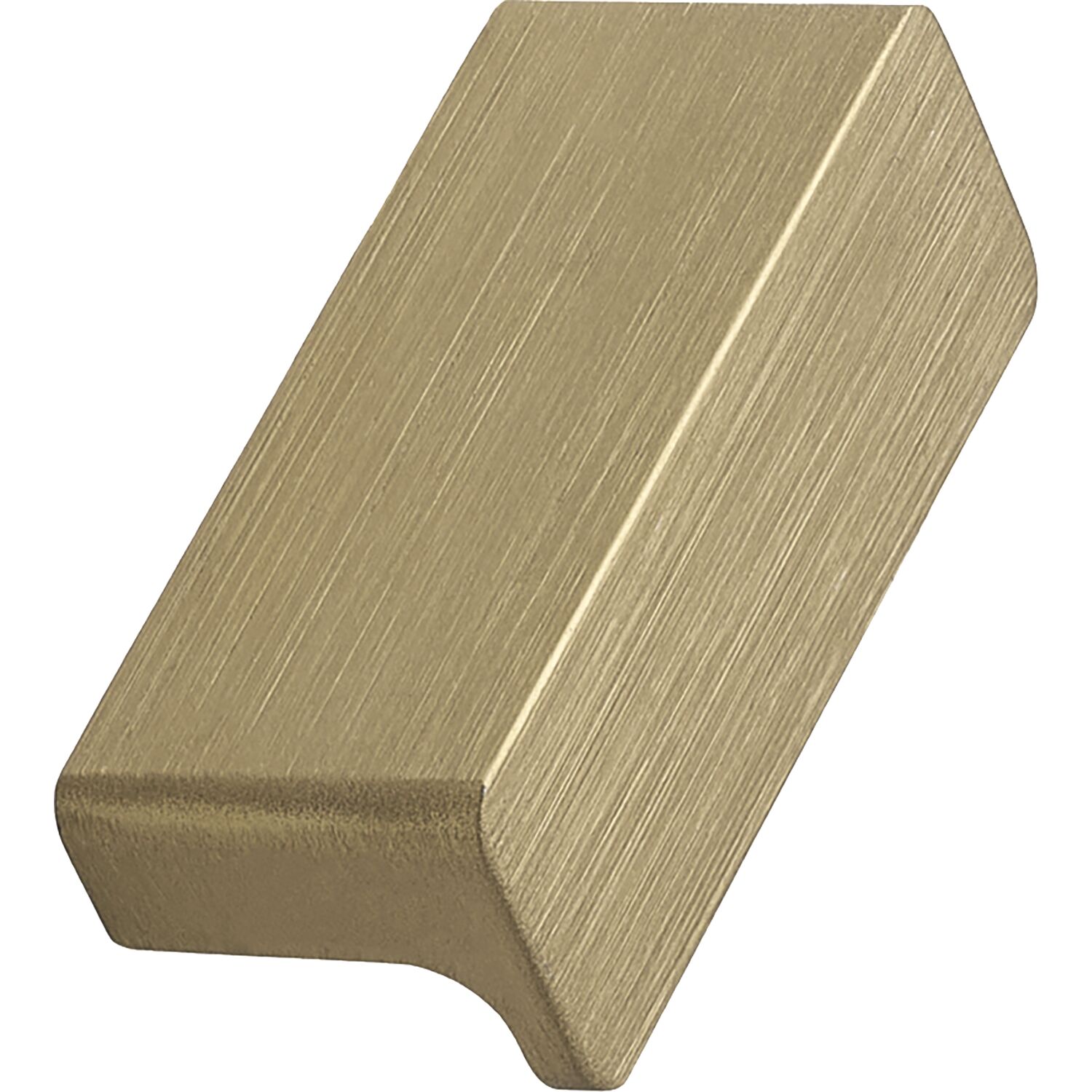 furnipart Griffleiste Elan Länge 50mm Aluminium Messing gebürstet