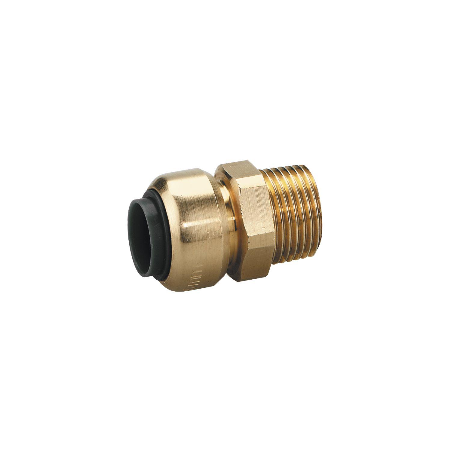 Schneider Einschraubsteckverbinder gerade AG 1/2" für 22 mm Druckluftrohr