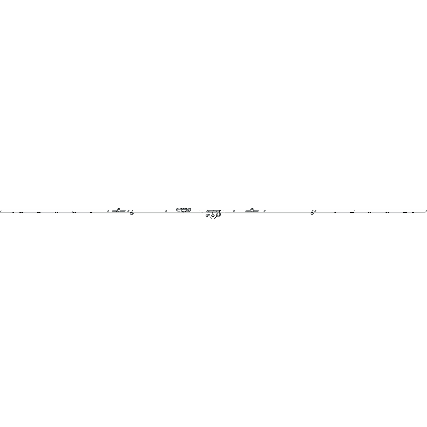 Maco #201748 MACO MM DK-Getriebe variabel DM 15 mm 2iS FFH 1251-1750 mm silber (201748)