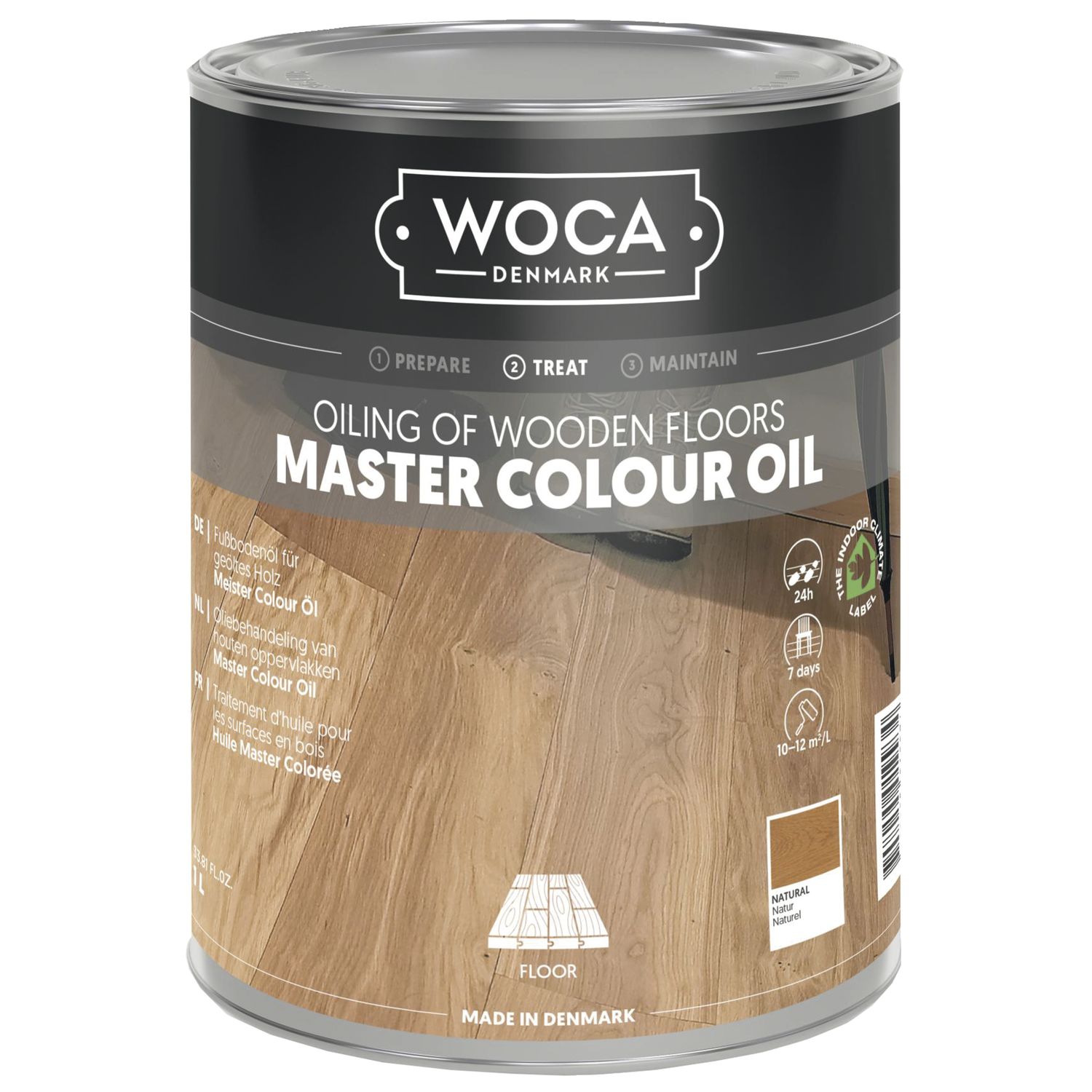 Woca Meister Colour Öl, dunkelbraun 2,5 Liter