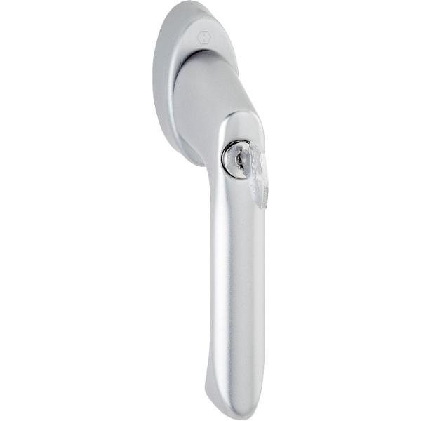 Hoppe Fenstergriff BREST - sperrbar Vierkant 7x32 - 42mm Alu silber