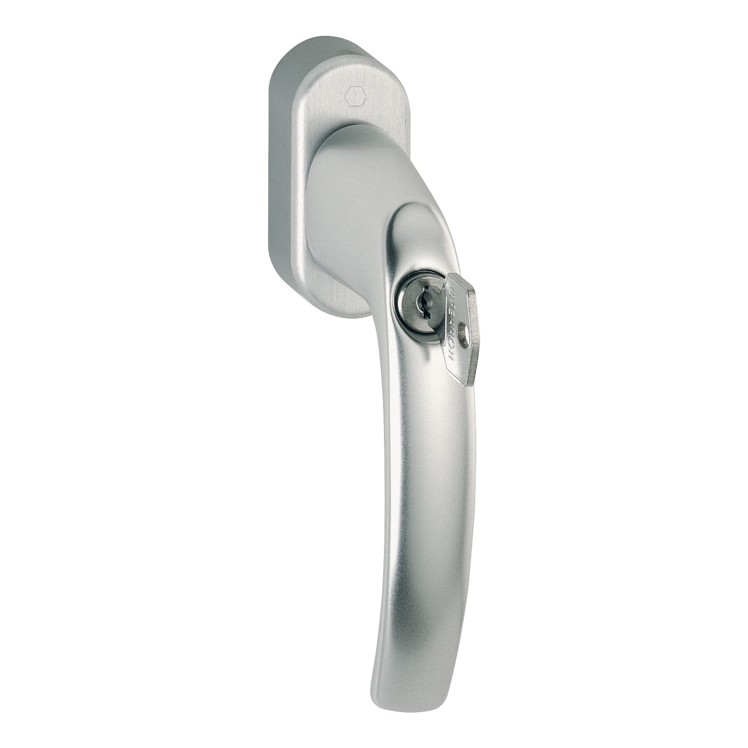 Hoppe Fenstergriff ATLANTA sperrbar Secustik Aluminium silber eloxiert