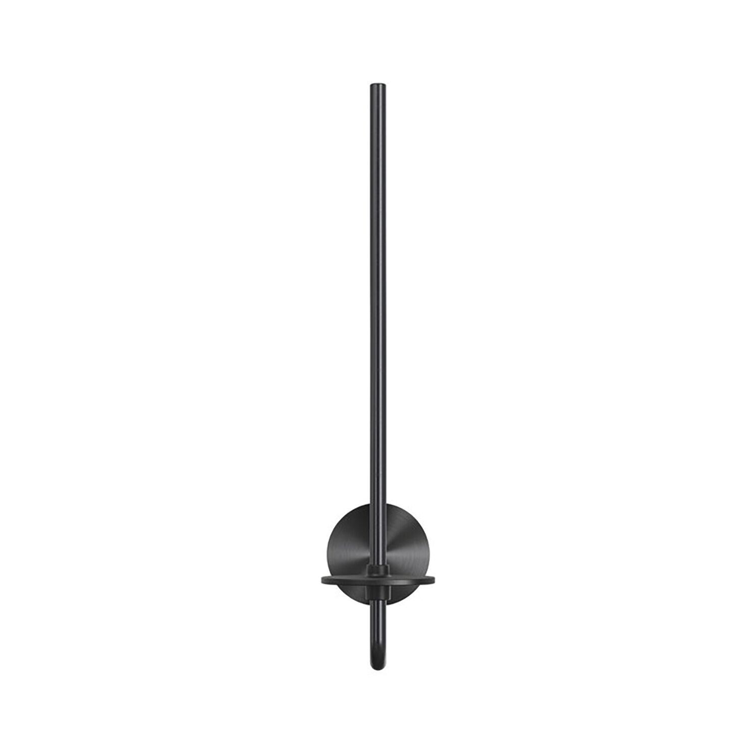 GEESA WC-Ersatzrollenhalter Opal Metallfinish Schwarz gebürstet