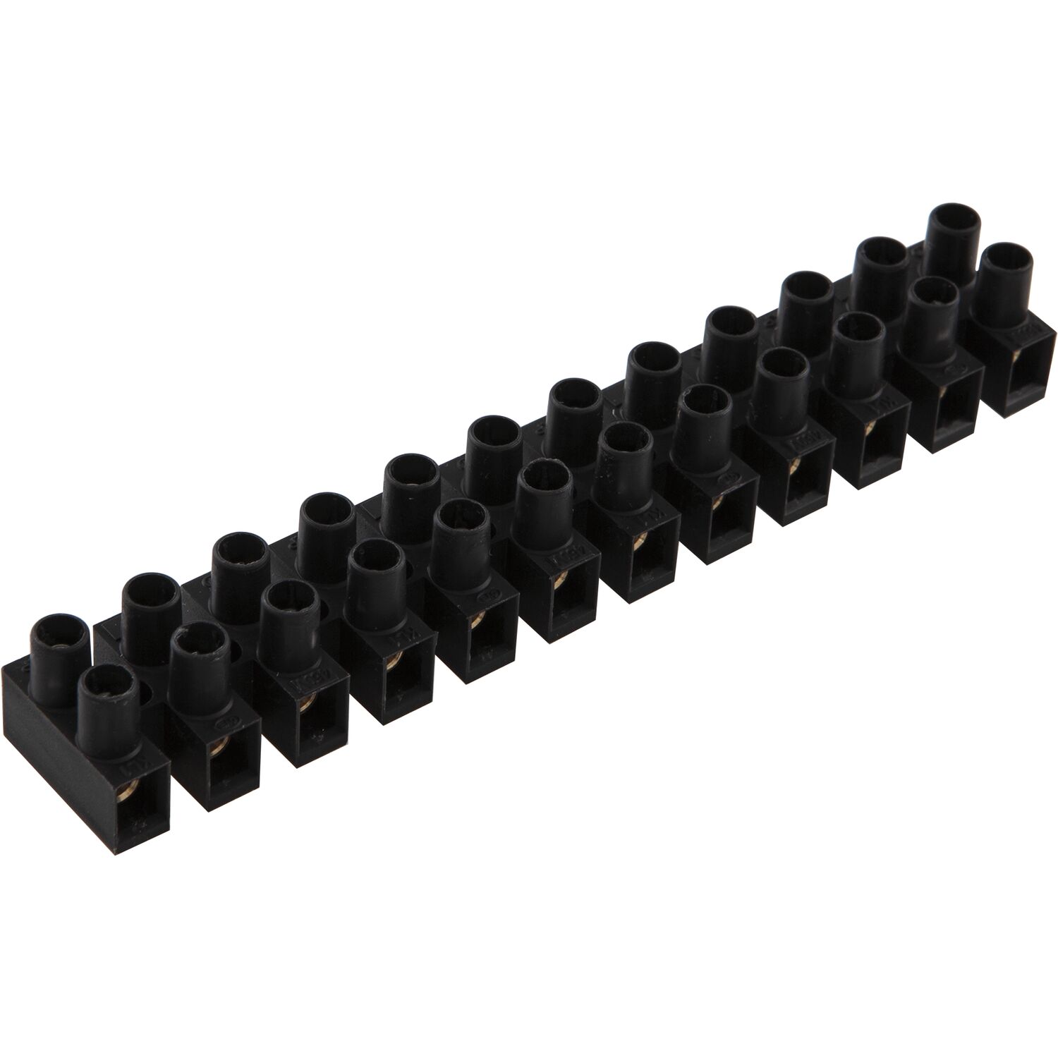 Klemmleiste EKL2, Querschnitt 2,5-10 mm, 12 Pole schwarz