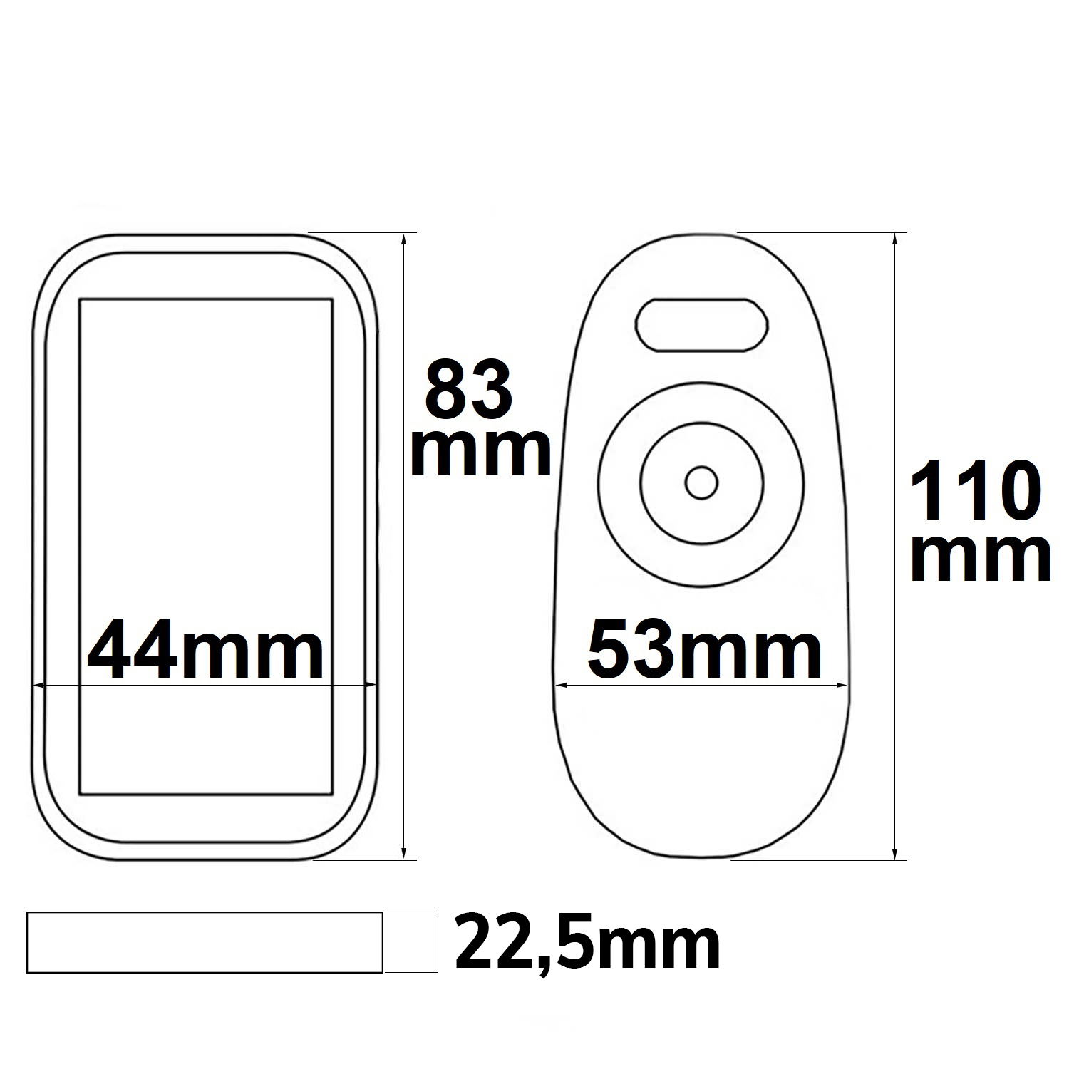 ISOLED Wireless Touch RGB PWM-Dimmer mit Funk-Fernbedienung 2.4GHz 12-24V DC 3x4A