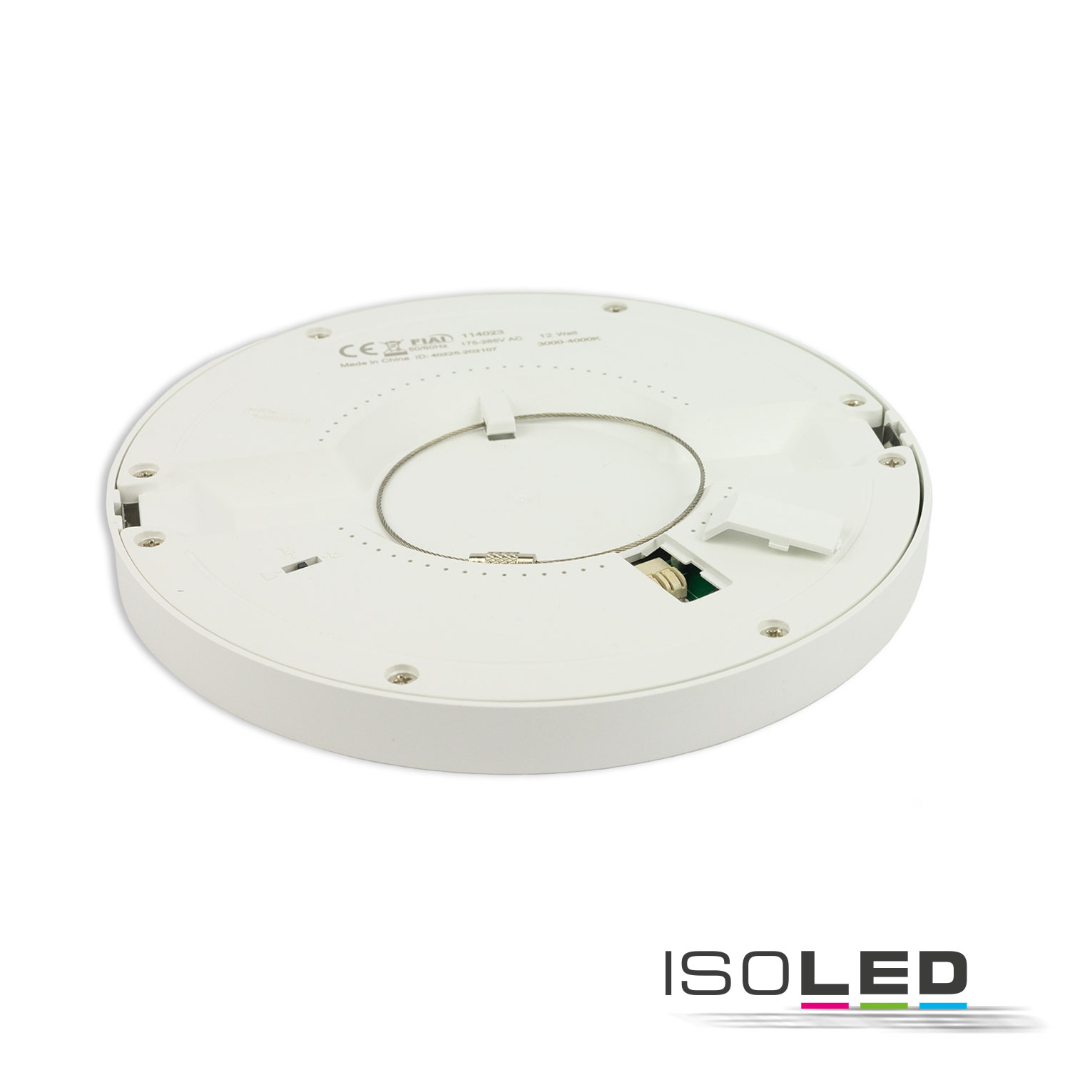 ISOLED LED Aufbau/Einbauleuchte Slim Flex 6W schwarz ColorSwitch 3000|3500|4000K
