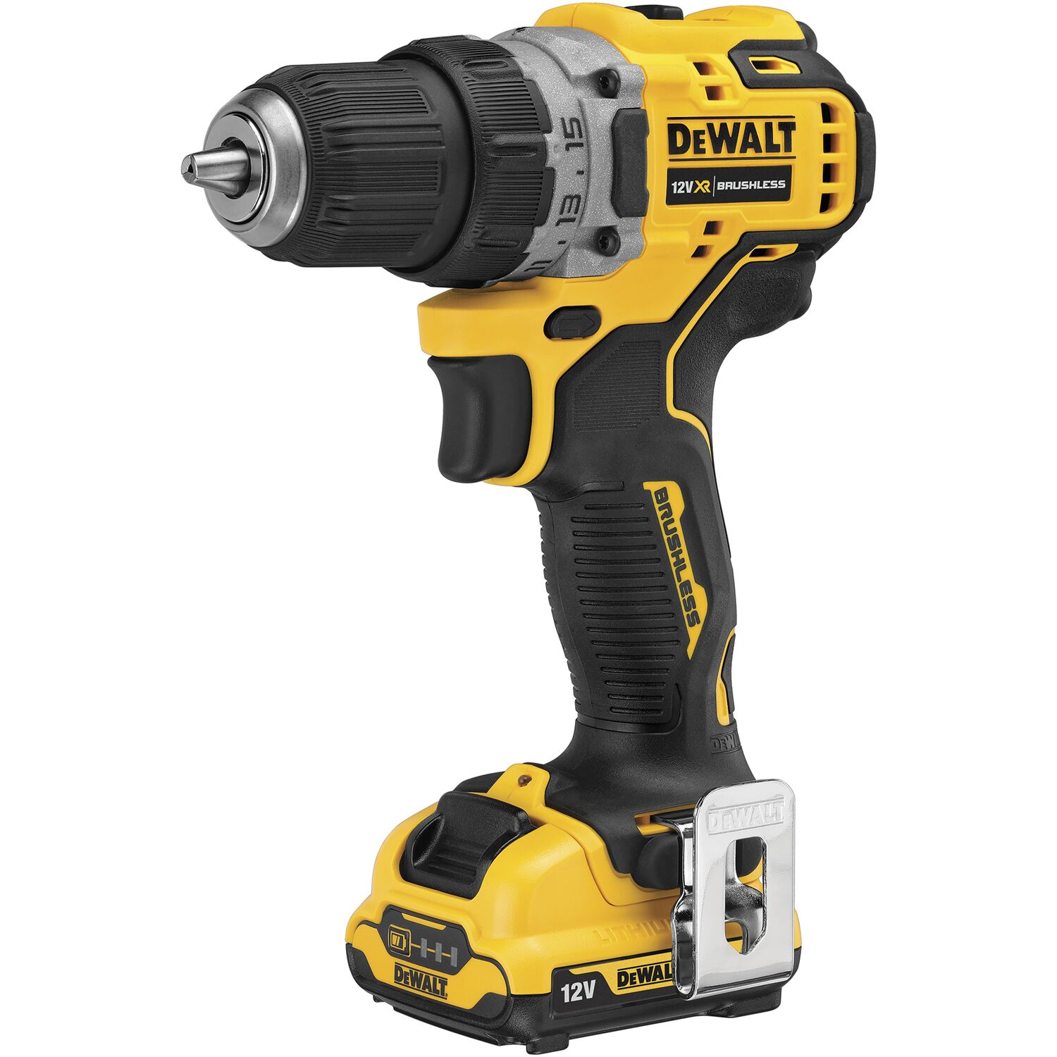 DeWalt Akku-Bohrschrauber DCD701D2 12 Volt / 2,0 Ah (IEC) Li-Ion