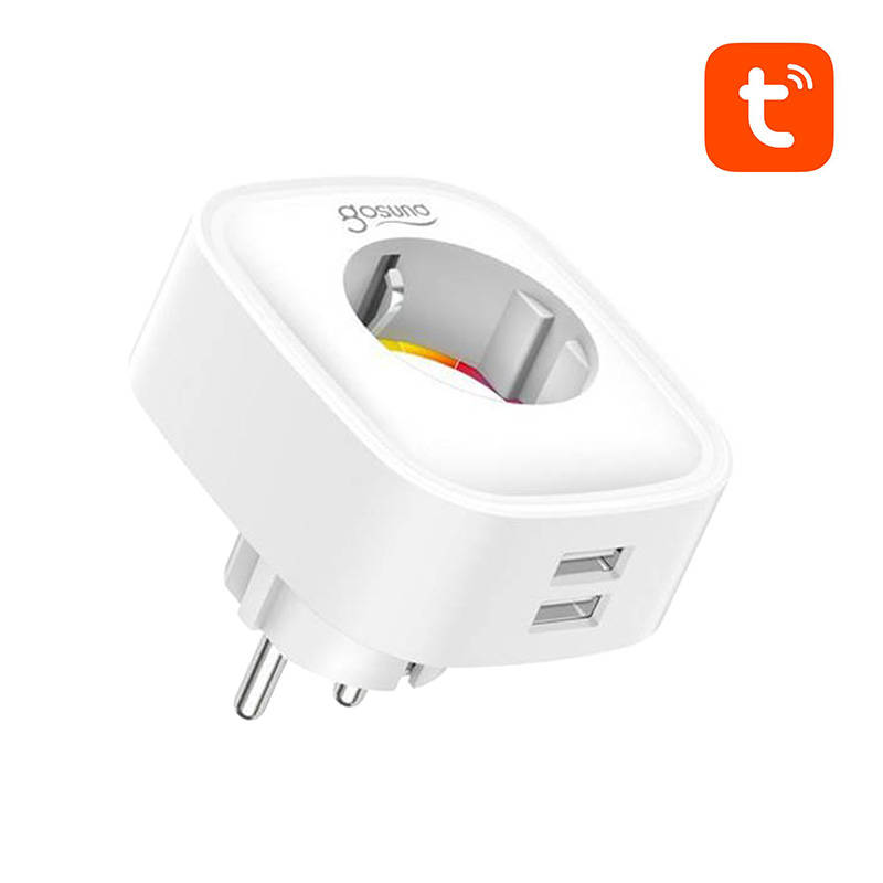 Gosund Smarte Steckdose 16A 2xUSB WiFi Tuya