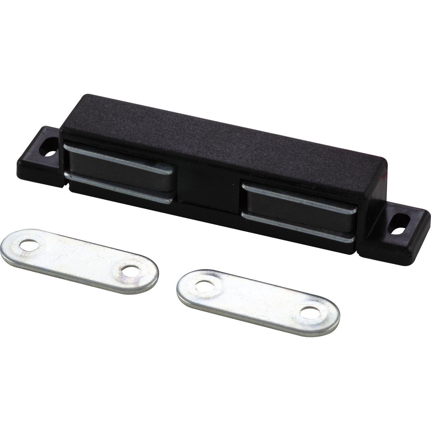 Maco #23.0659 Doppelmagnetschnapper Type 4.2, Haltekraft 4 kg, 2 Loch, Kunststoff schwarz