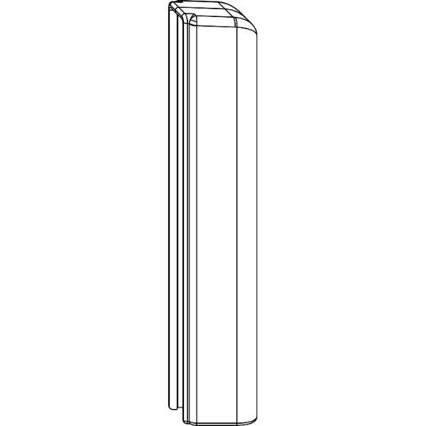 Maco #42087 MACO Abdeckung Ecklagerband PVC, verkehrsweiß RAL 9016 (42087)