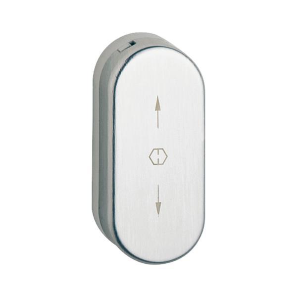 Hoppe Fenster-Griffloch-Verdeckrosette Aluminium silber eloxiert