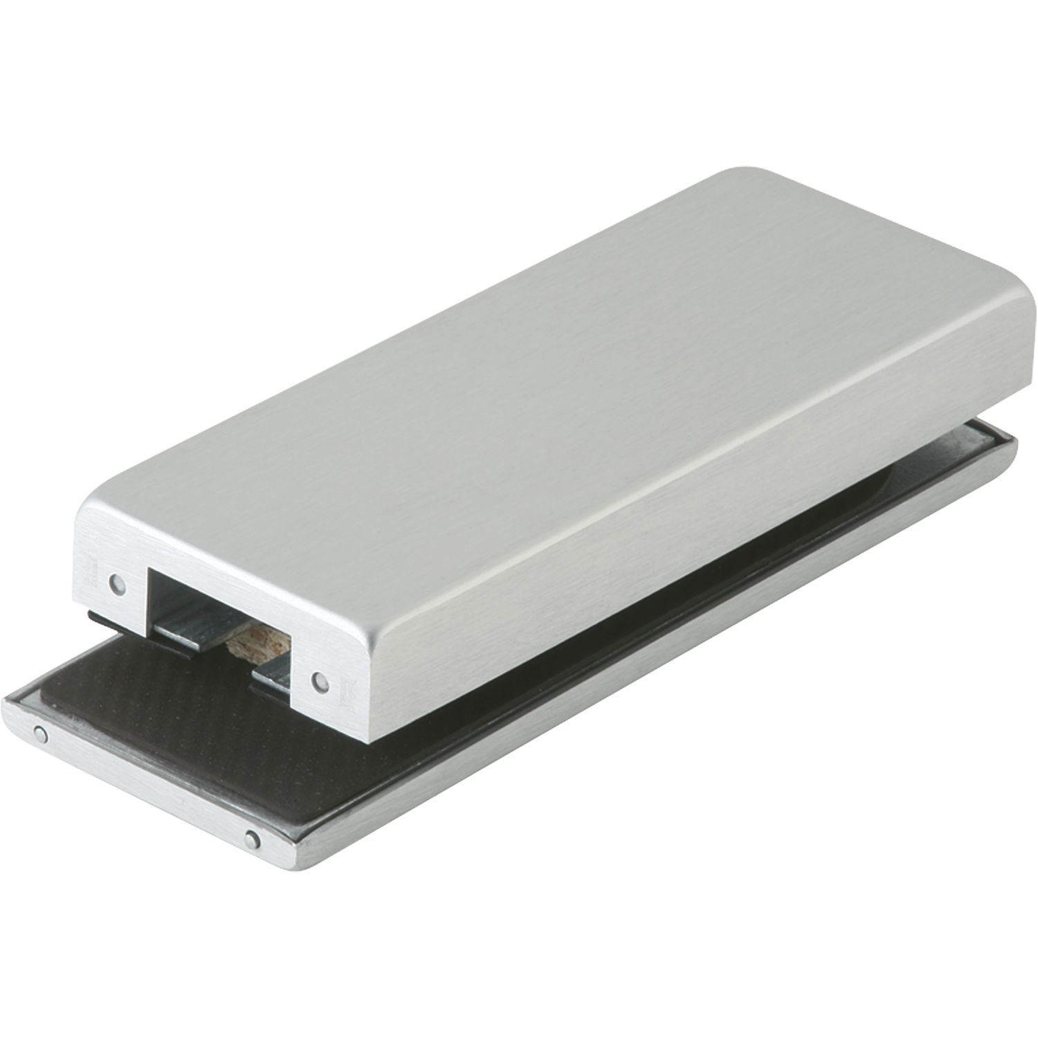 DORMA-Glas Gegenkasten Studio Classic 10.005, Aluminium silber eloxiert