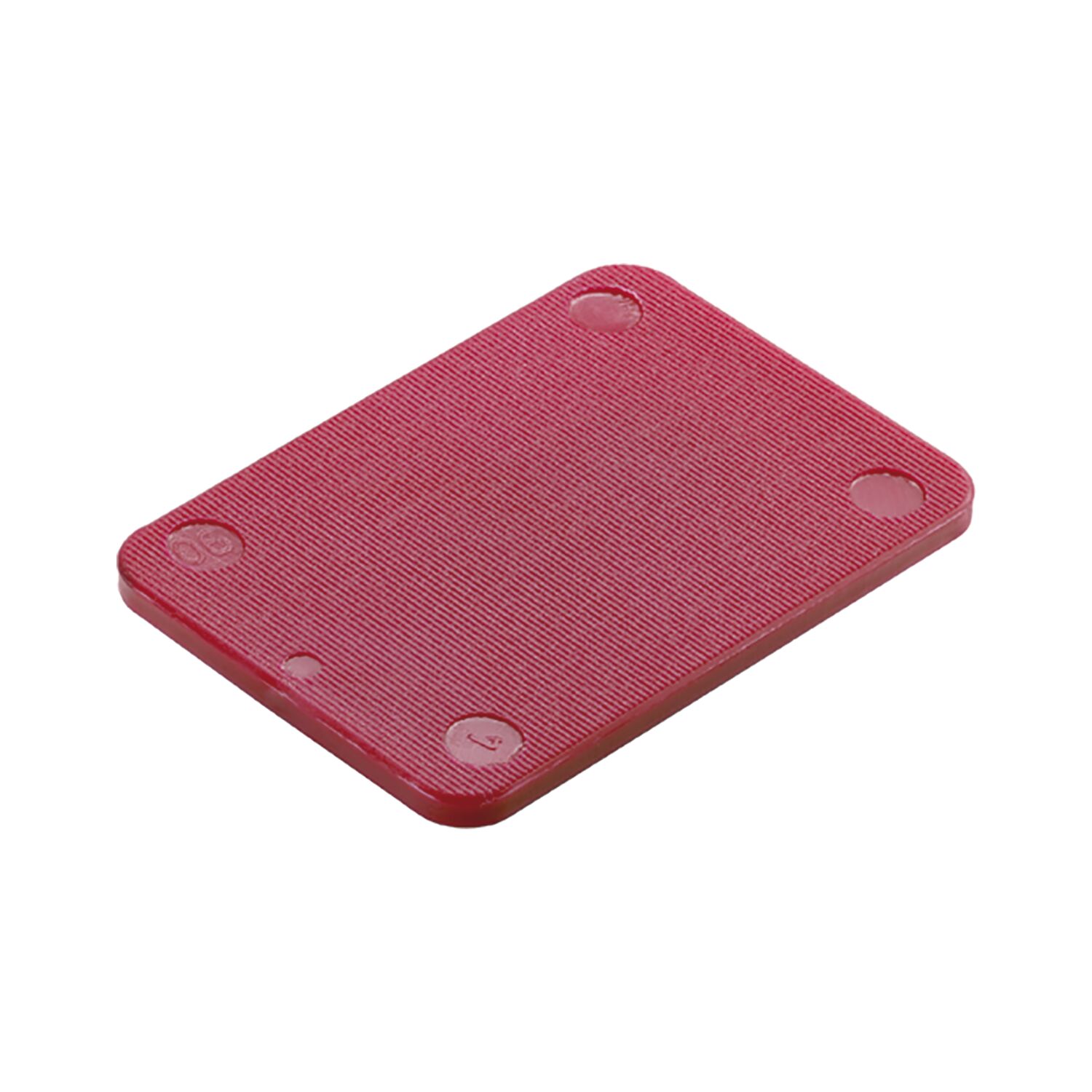 ROTO Unterlegplatte 53 x 66 x 3 aus Kunststoff rot (1000 Stück)