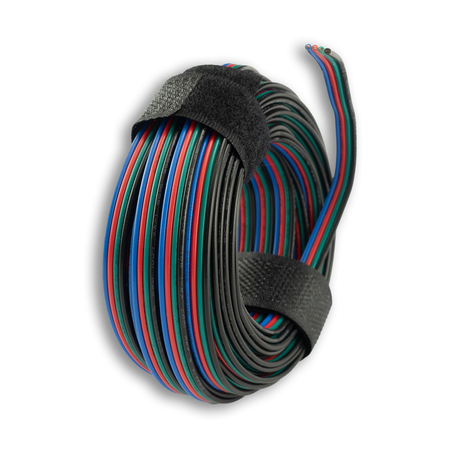 ISOLED Kabel RGB 10m Rolle 4-polig 0,50mm² H03VH-H AWG20