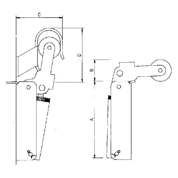 Justor Türschließer Justor, Gr. FR 2, Türbreite - 1100 mm, Edelstahl