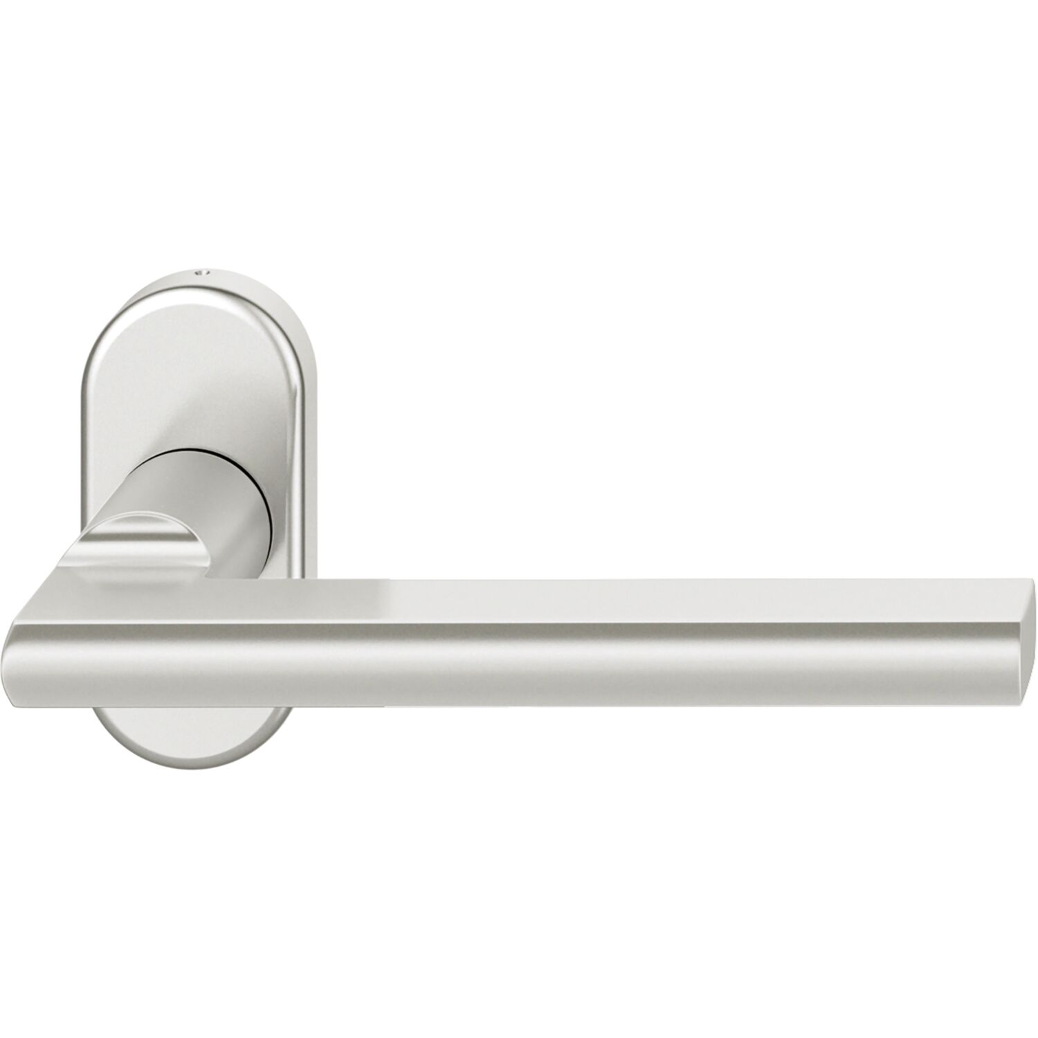 FSB Rahmentürdrücker 09 1035 Hochhaltefeder B ovale Rosette Aluminium silber