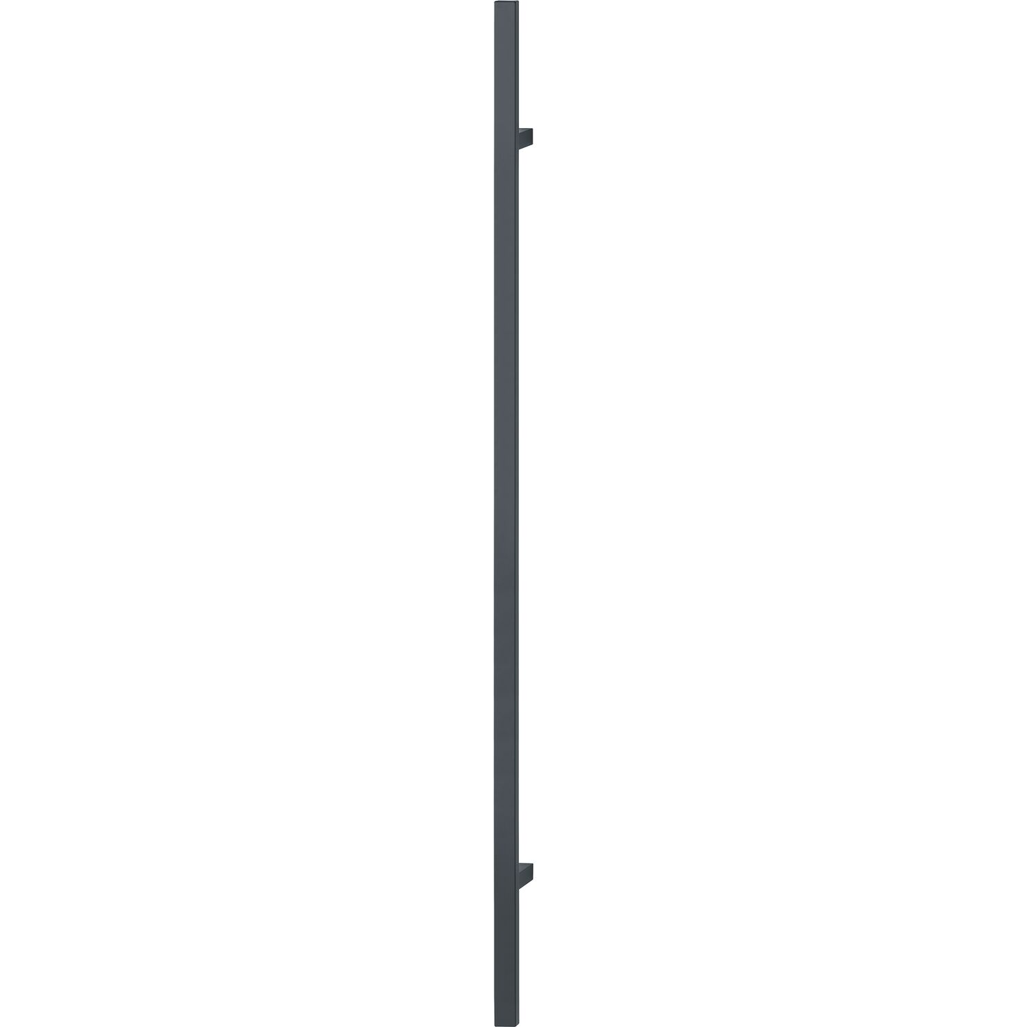 Hoppe Bügelgriffe E5726 rechteckig gerade 1800/1300 Edelstahl schwarz matt