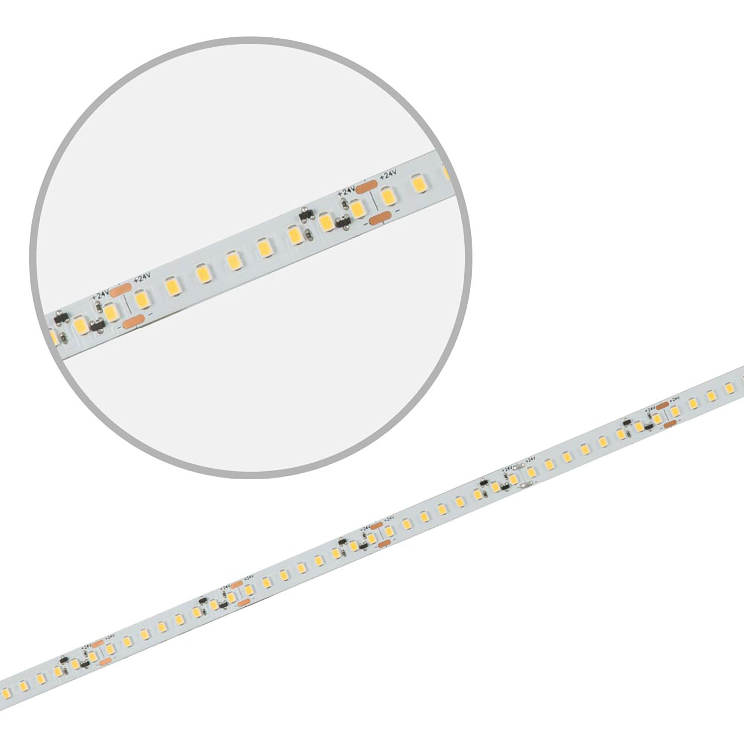 ISOLED LED CRI840 High-Lumen CC Flexband 24V DC 21W IP20 4000K 160 lm/W 5m Rolle 140 LED/m