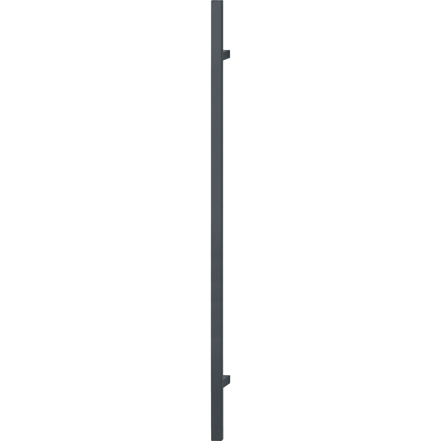 Hoppe Bügelgriffe E5726 rechteckig gerade 1600/1200 Edelstahl schwarz matt