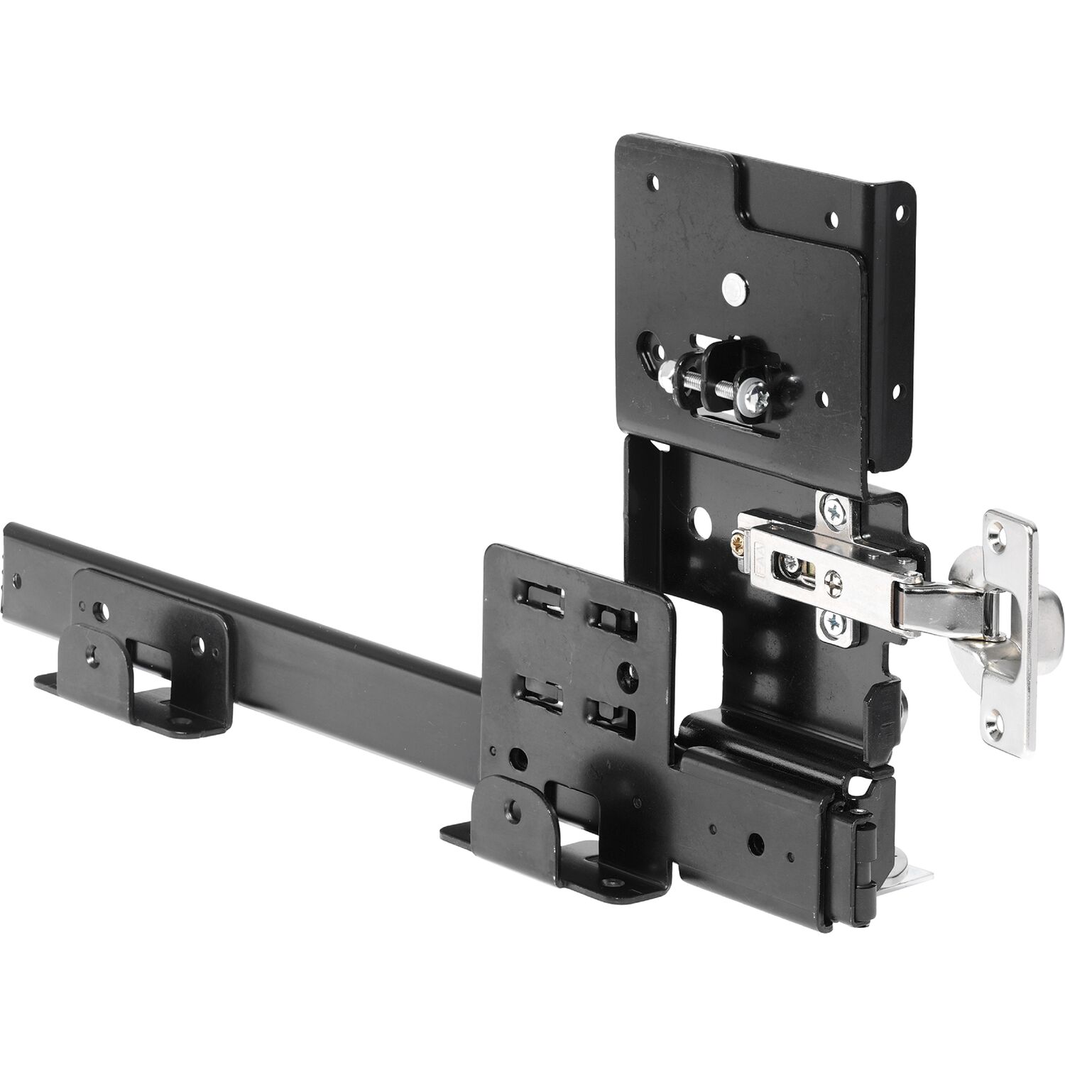 Accuride 1321 Beschlägegarnitur, Länge 506 mm, Stahl schwarz chromatiert