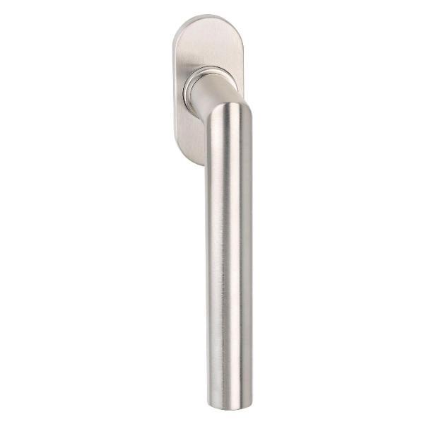 Ogro Fenstergriff PREMIUM 4906SO - verdeckt geschraubt Vierkant 7x20 - 40 Edelstahl matt
