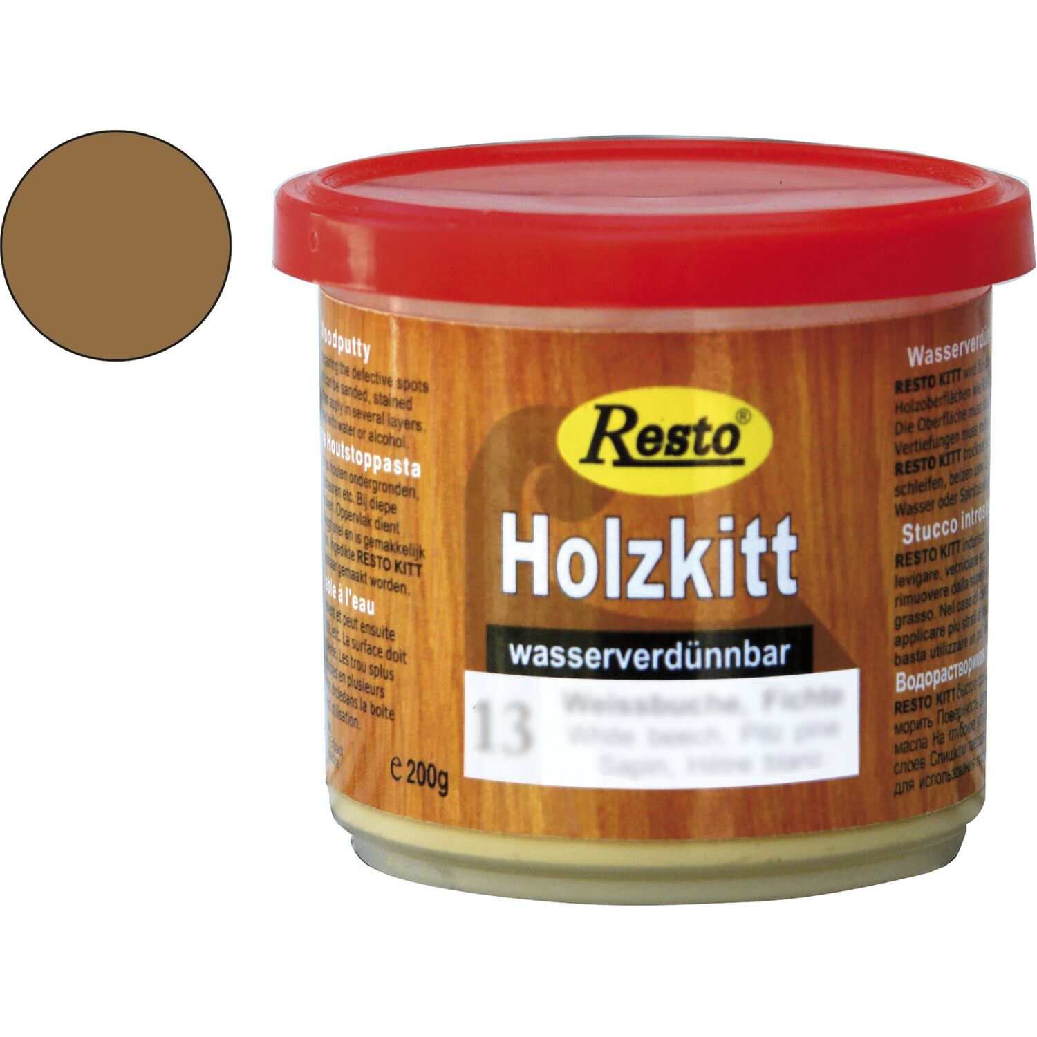RESTO Holzkitt Nussbaum mittel 200g