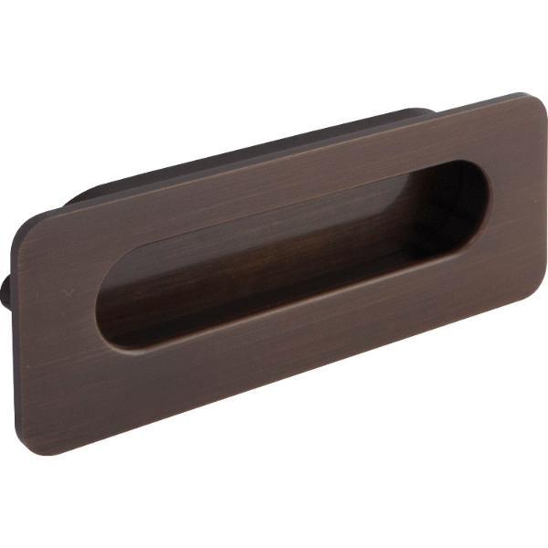 Porro Muschelgriff Taranis Breite 110mm Einlassmaß 103x30mm Messing patiniert