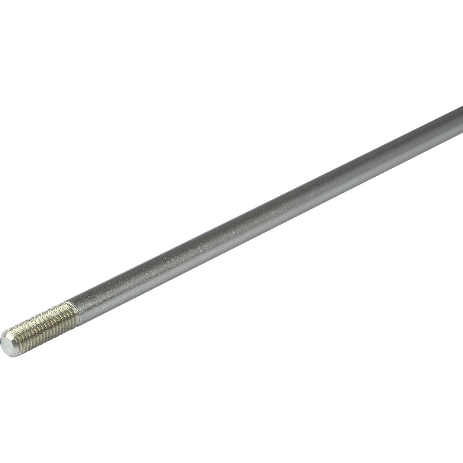 Strenger Treibriegelstange rund, 1300 mm, ø 10 mm, Gewinde M 10, verzinkt