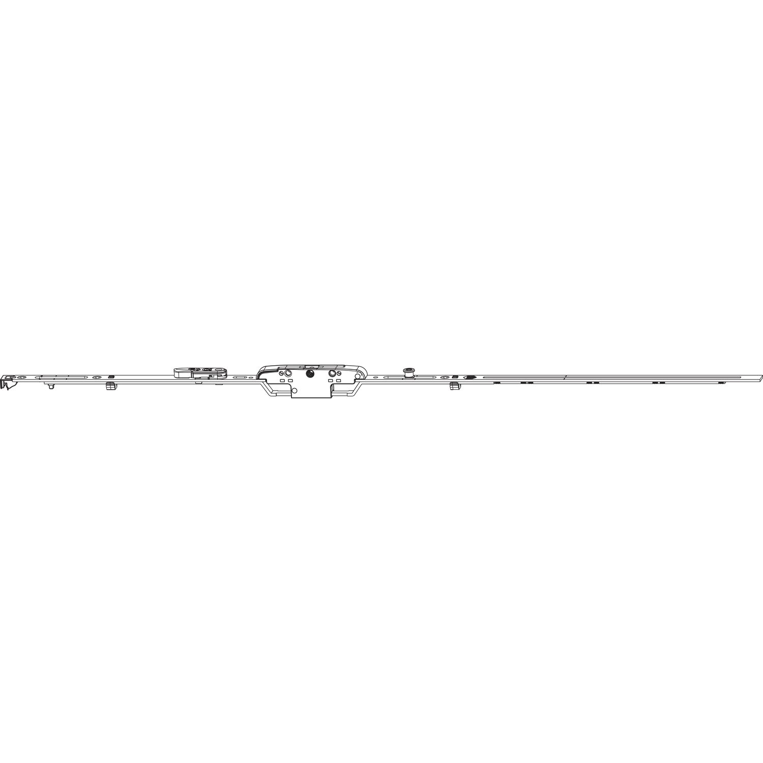 Maco #218243 MACO MM DK-Getriebe fix DM -6 mm 1iS FFH 1091-1340 mm silber (218243)