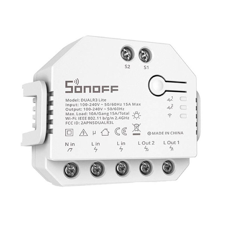 Sonoff Dual-Relais Zwei-Wege-Leistungsmessung Smart Switch DUALR3 Lite