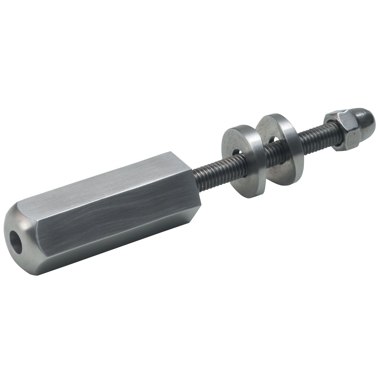 croso Schraubterminal gerade, für 5 mm Seil, Edelstahl geschliffen V4A