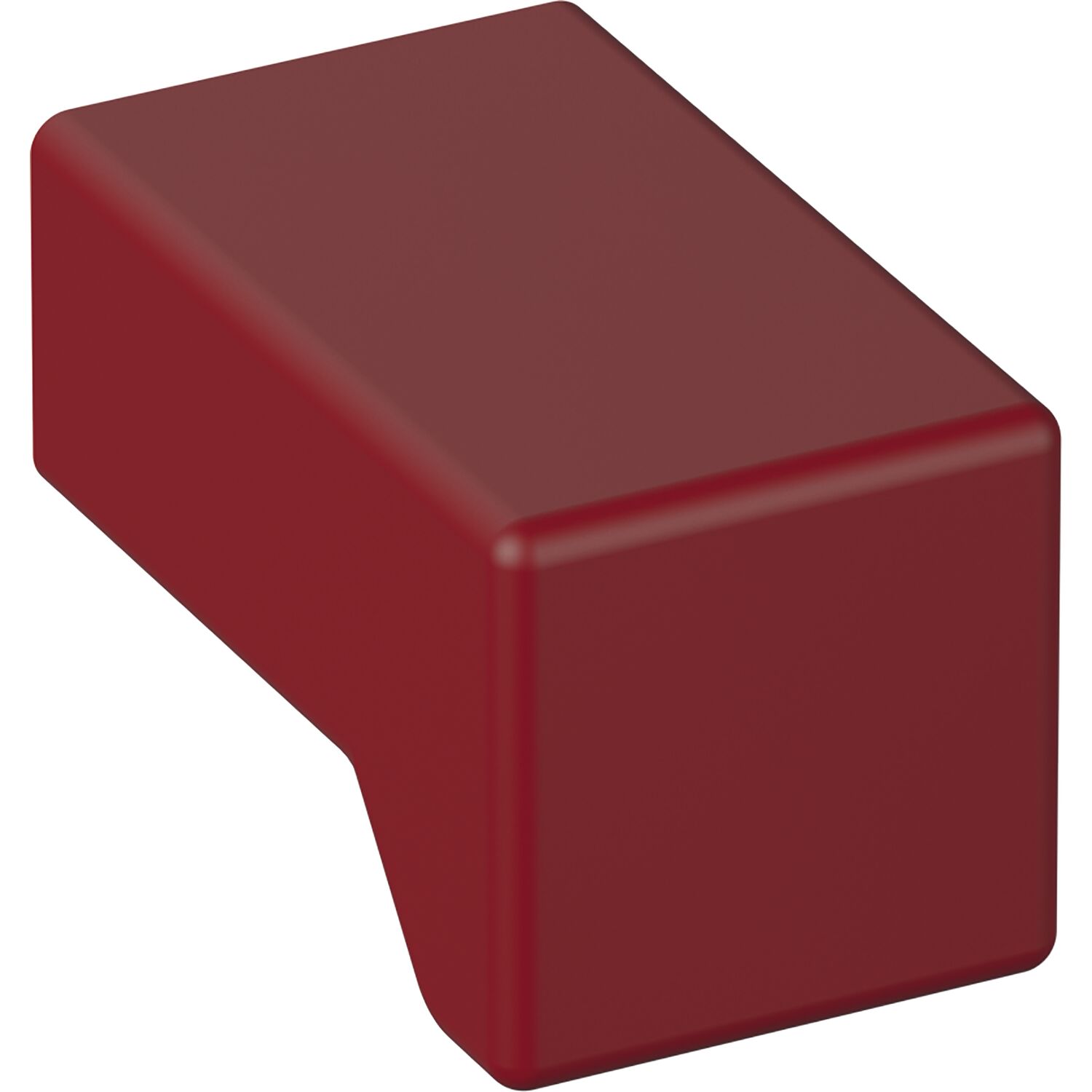 Knopf HEWI 547B15 Breite 15 mm, Tiefe 25 mm, Polyamid rubinrot matt ()