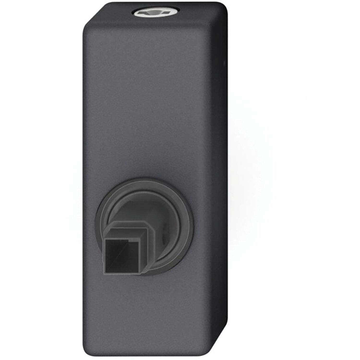 FSB Fenstergriff Adapter-Rosette eckig abschließbar Aluminium schwarz matt