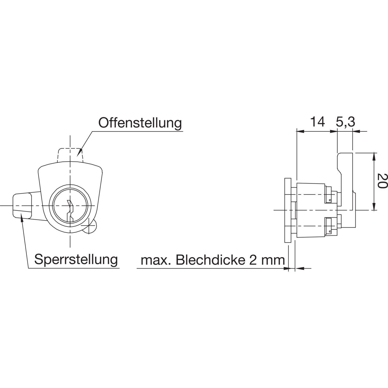 Ersatzzylinder für Renz, (ZBK71)