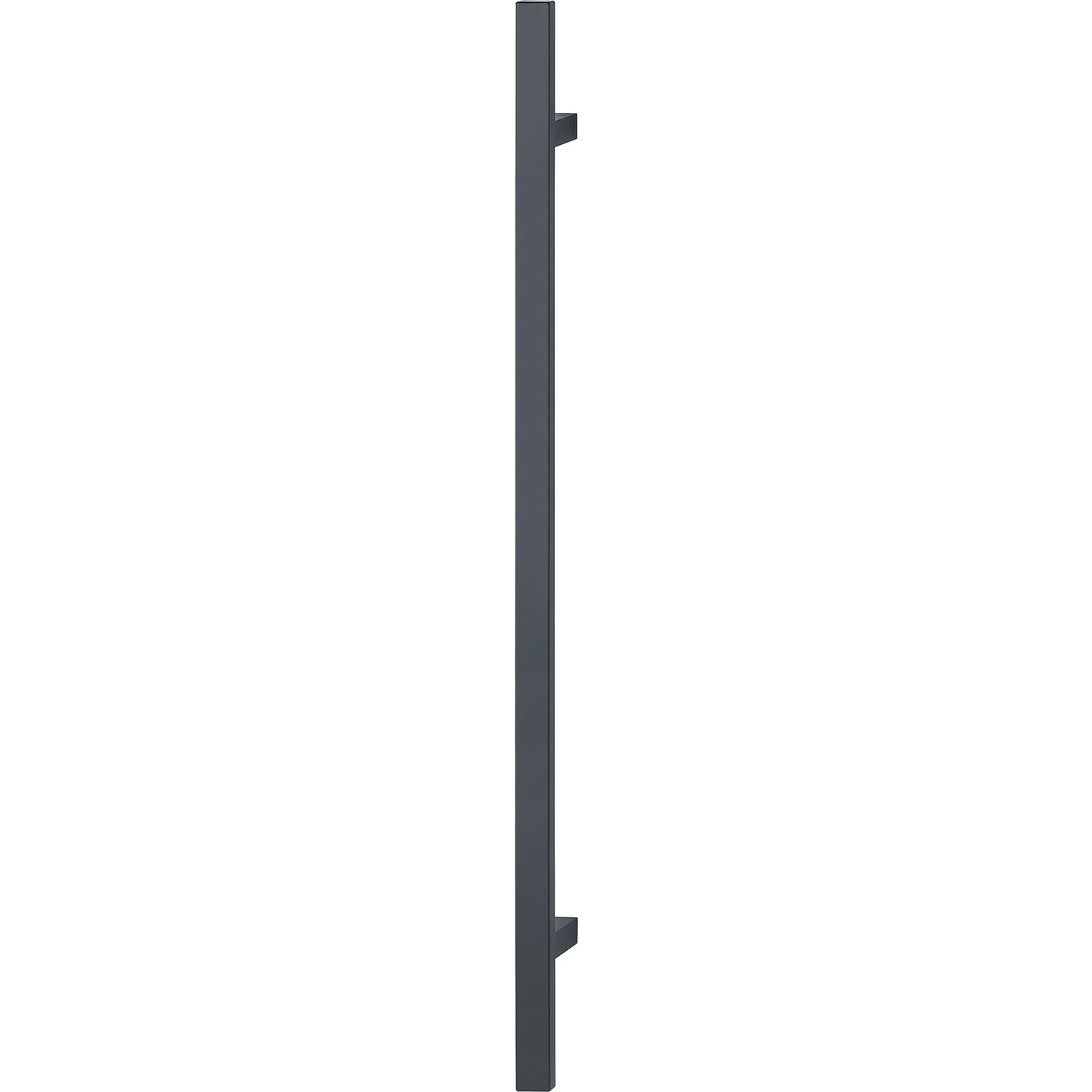 Hoppe Bügelgriffe E5726 rechteckig gerade 1200/900 Edelstahl schwarz matt