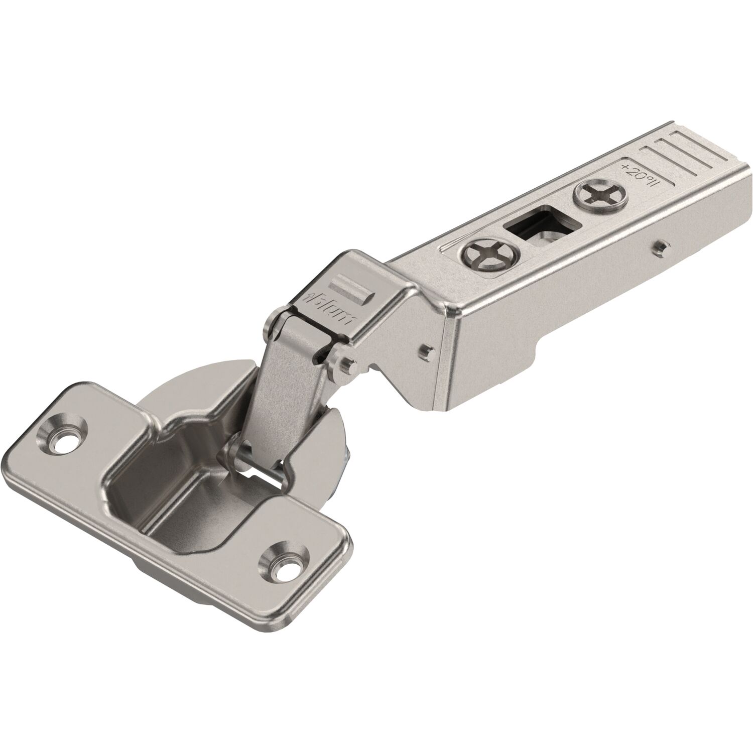 blum CLIP top Winkelscharnier 20° II, aufschlagend ohne Feder, Schrauben