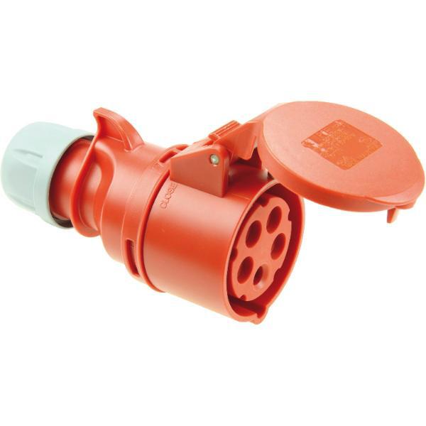 PCE Euro Kupplungssteckdose Shark 5-polig 32 Ampere IP44