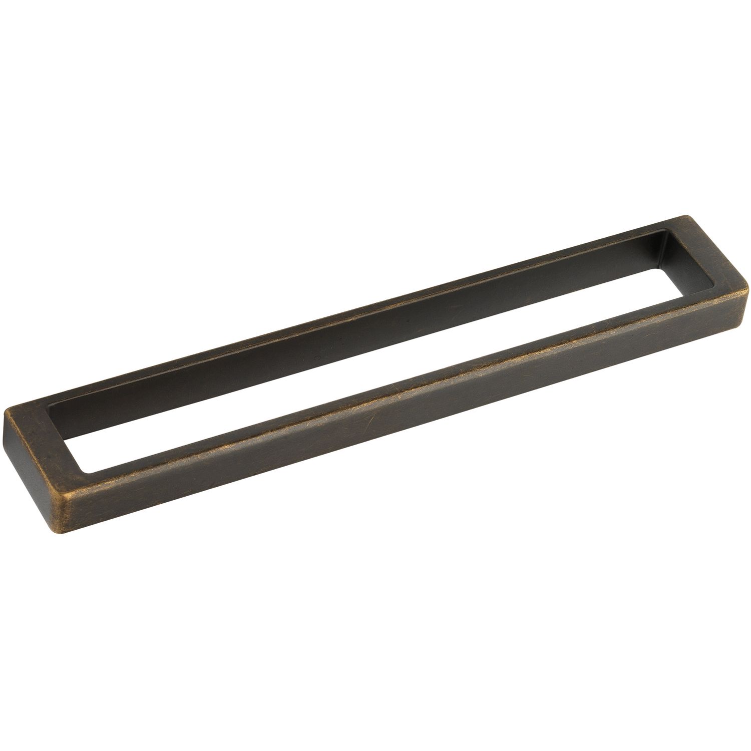 furnipart Griff Cubico Lochabstand 192mm Breite 201mm zink antik braun