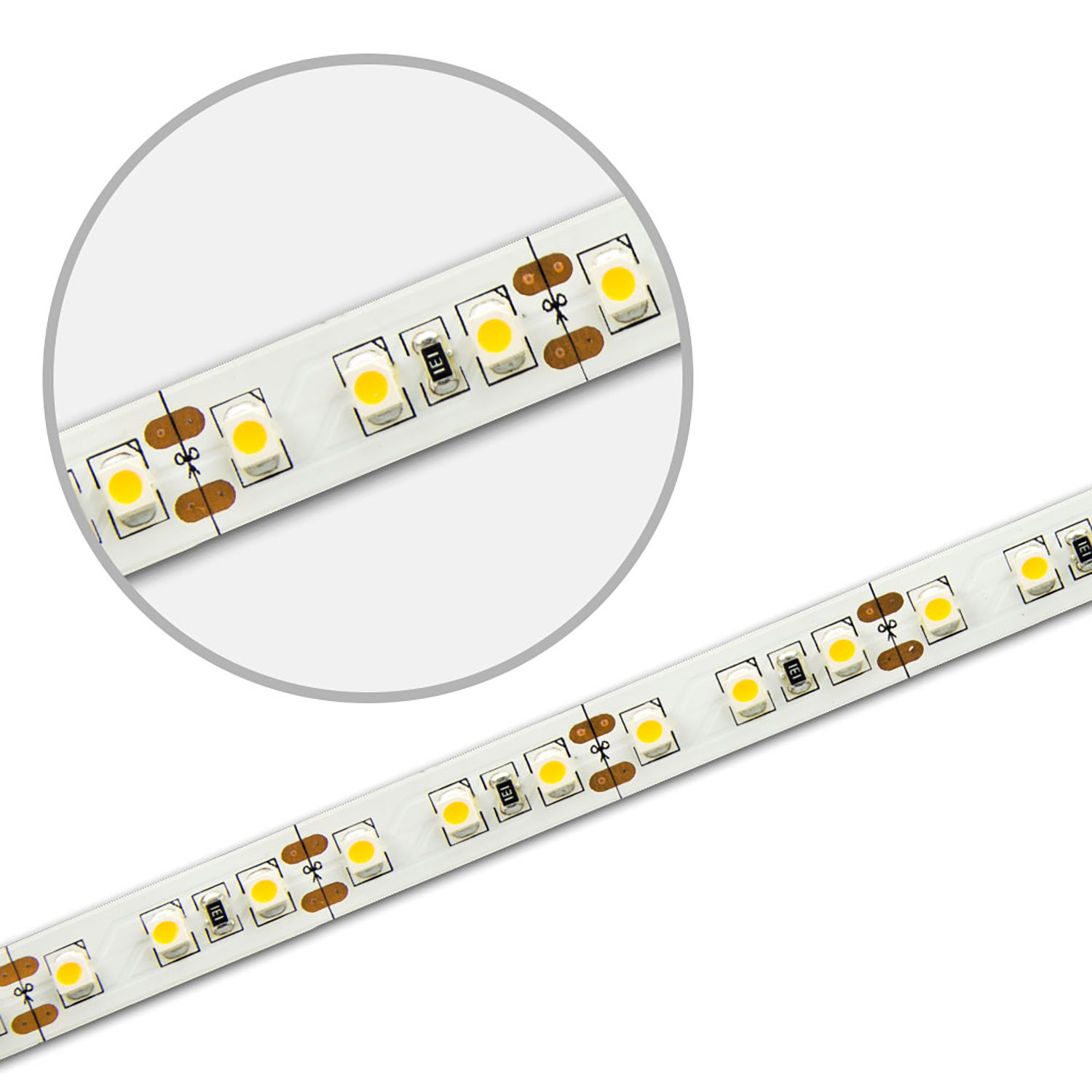 ISOLED LED SIL830 Flexband 12V DC 9,6W IP20 3000K 5m Rolle 120 LED/m