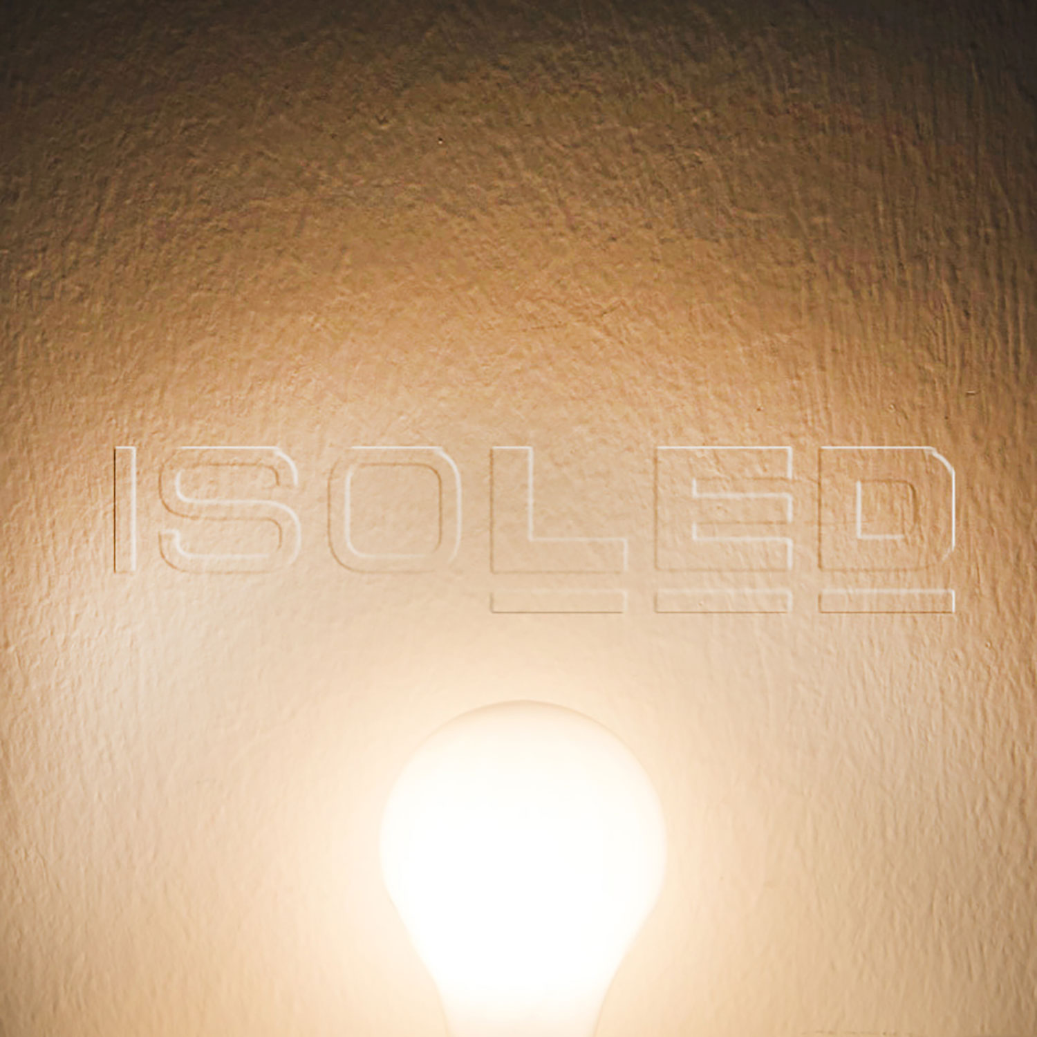 ISOLED E27 LED Birne 8W milky neutralweiß dimmbar