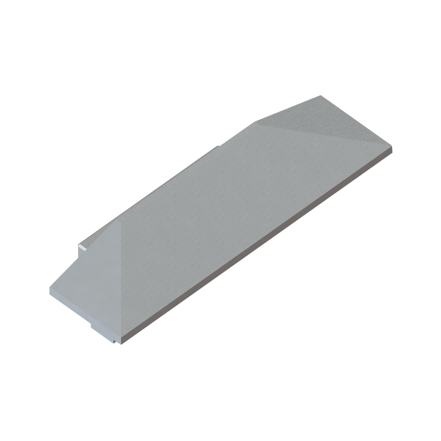 Bilton Endkappe Einbauprofil CT000E-A, Aluminium eloxiert
