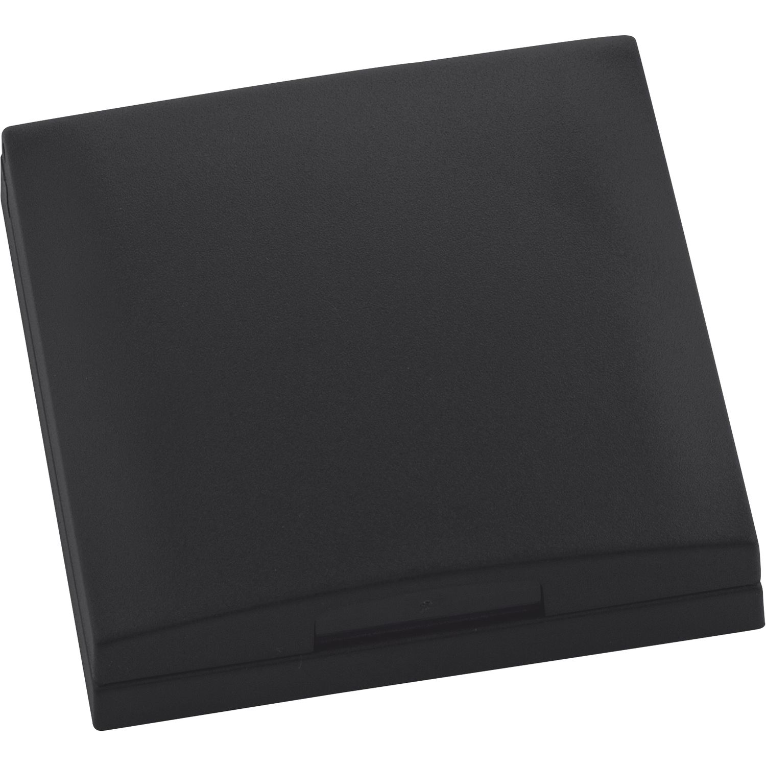 Berker Integro Flow-Pure Rahmen 1fach mit Klappdeckel schwarz matt