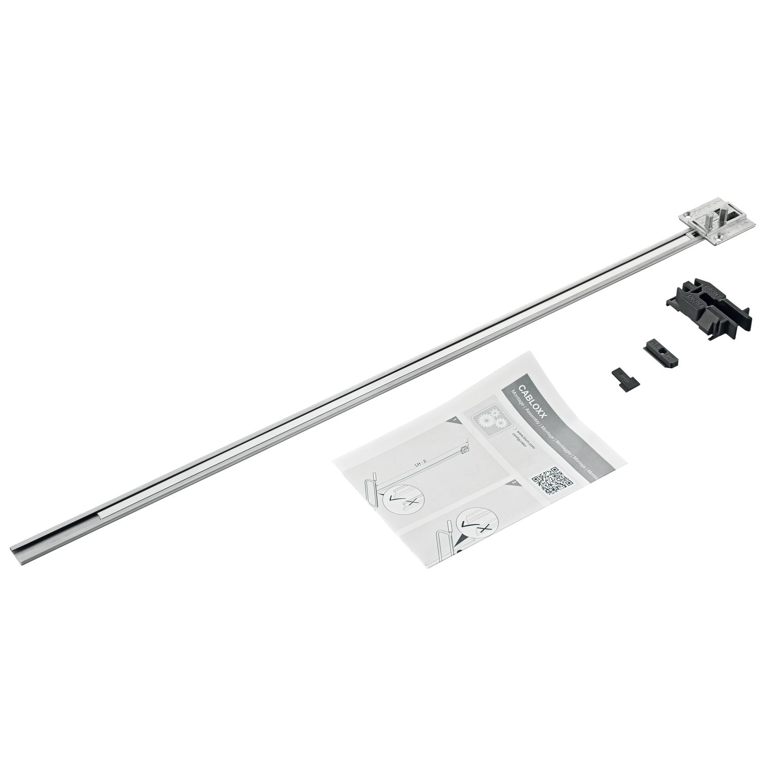 blum CABLOXX Sperrstangen Set, Länge 760 mm, Stahl roh