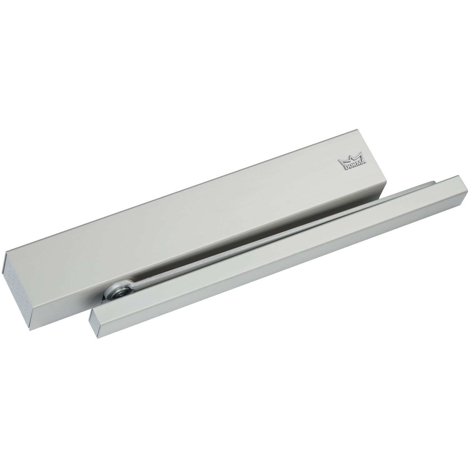 dormakaba Türschließer TS99 FL, mit Gleitschiene, silber, Kopfmontage