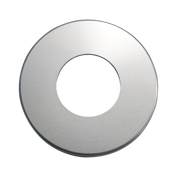 Grundmann Drückerrosette WG D70, ø 50 mm, mit Universalträger "U", silber eloxiert