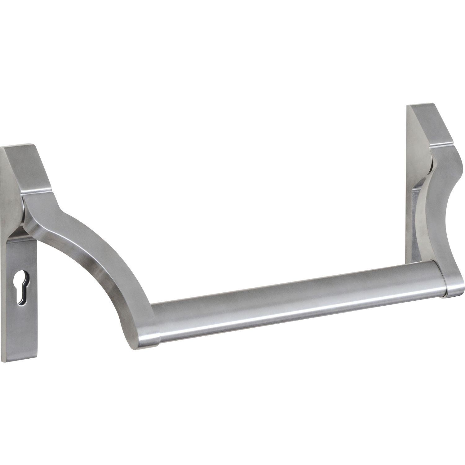 BKS Stangengriff 74000 EN 1125 Gangflügel Profilzylinder 72 ohne Griffrohr Edelstahl