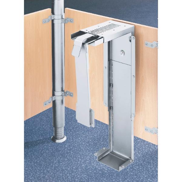 CONFURN PC-Halterung, 210 x 410 x 175 mm, Farbe schwarz